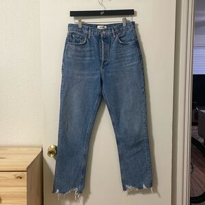 AGOLDE Riley Crop High Rise Straight - 27